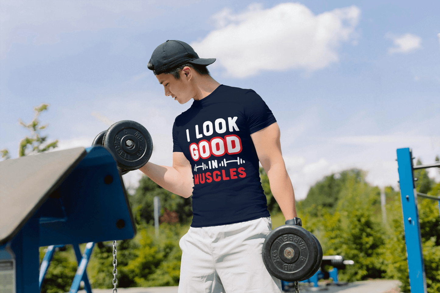 I Am My Motivation Gym: Self-Driven Fitness Tee - Essentia Attire