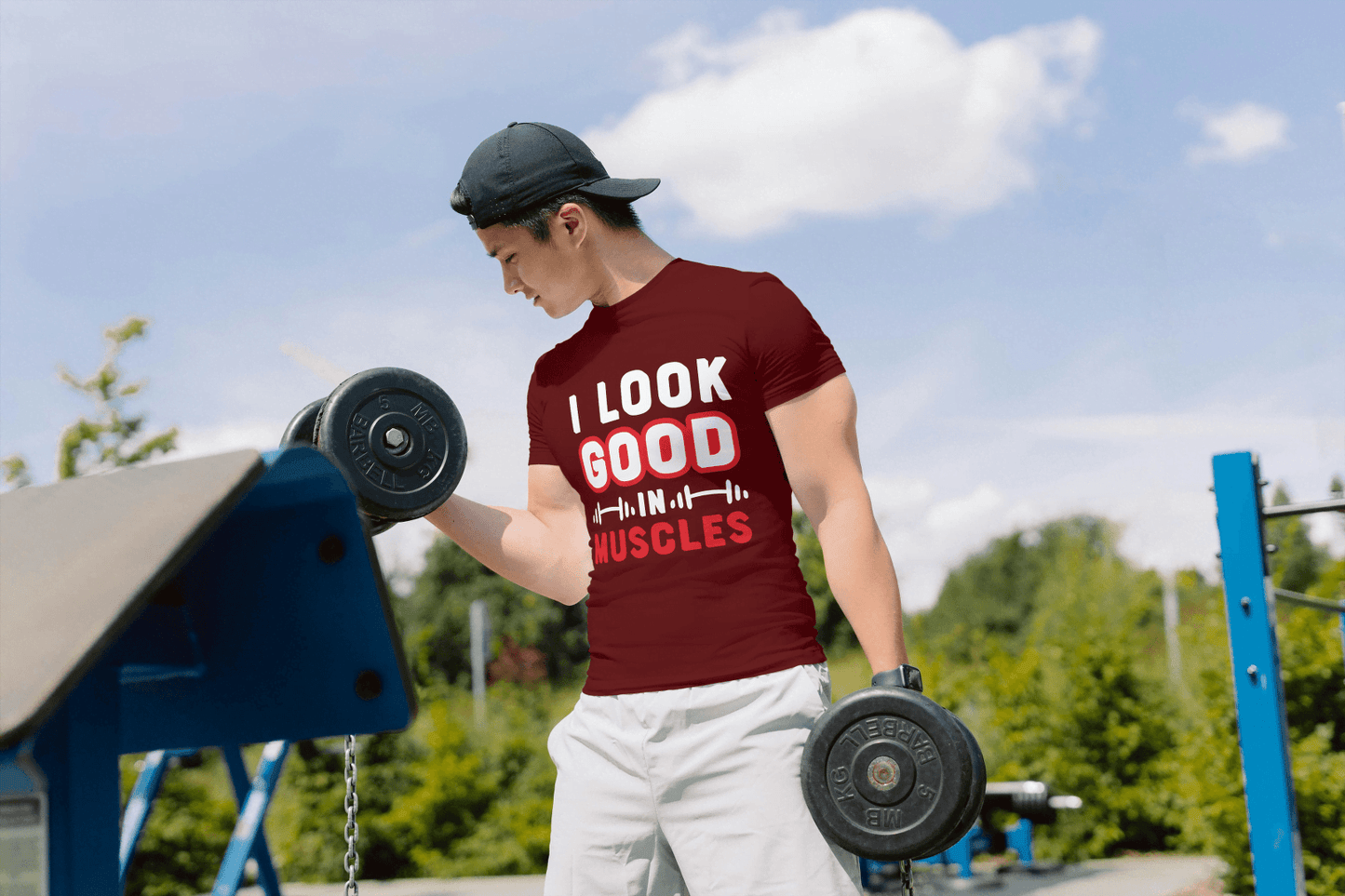 I Am My Motivation Gym: Self-Driven Fitness Tee - Essentia Attire
