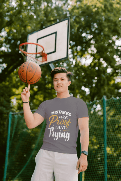 Mistakes Are Proof You're Trying Motivational: Growth Mindset Tee - Essentia Attire
