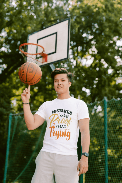 Mistakes Are Proof You're Trying Motivational: Growth Mindset Tee - Essentia Attire