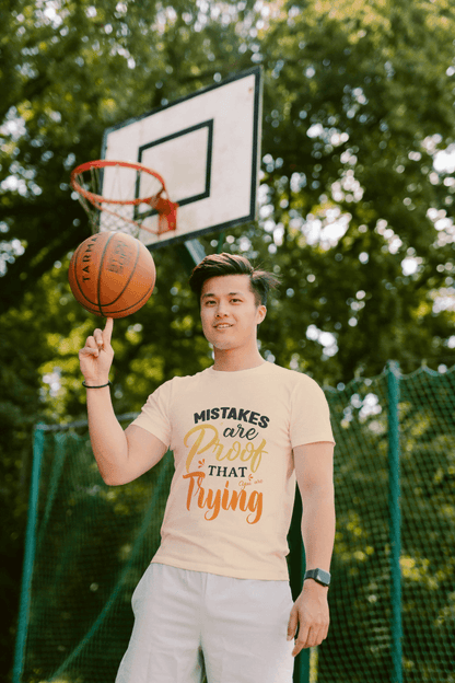 Mistakes Are Proof You're Trying Motivational: Growth Mindset Tee - Essentia Attire