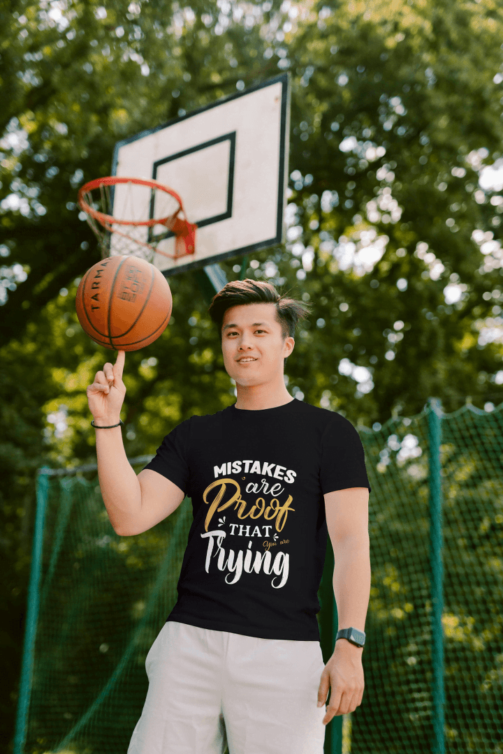 Mistakes Are Proof You're Trying Motivational: Growth Mindset Tee - Essentia Attire