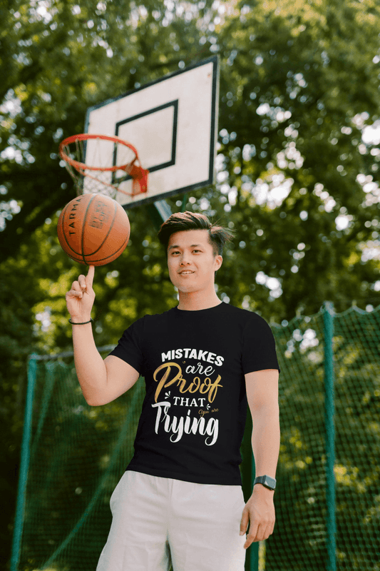 Mistakes Are Proof You're Trying Motivational: Growth Mindset Tee - Essentia Attire
