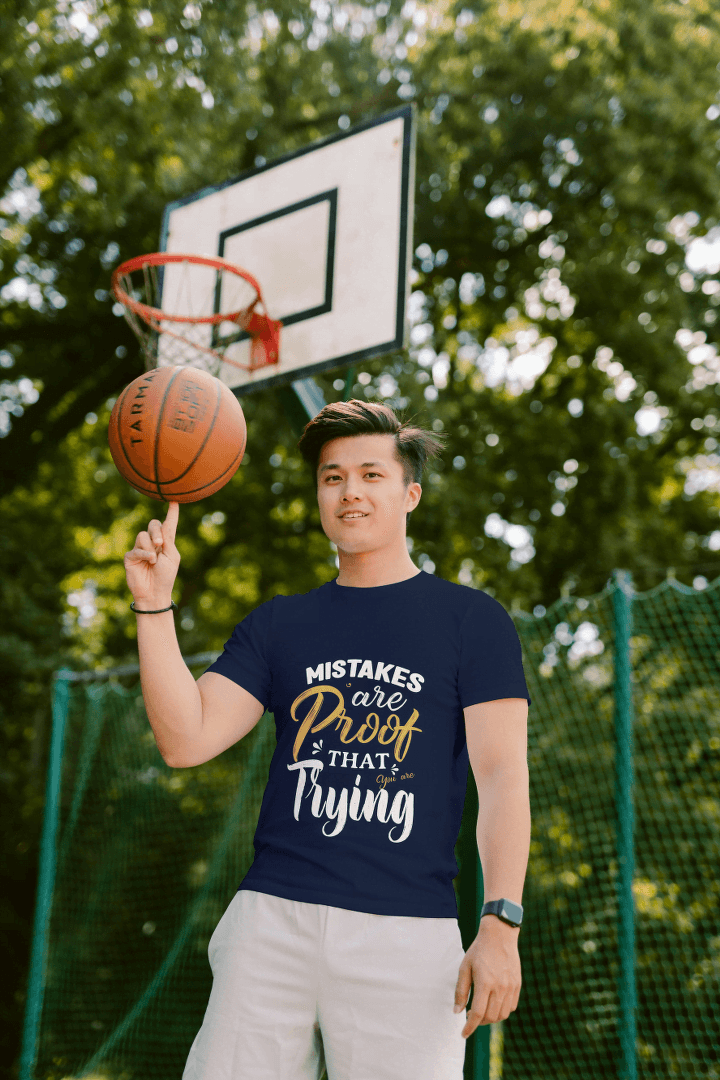 Mistakes Are Proof You're Trying Motivational: Growth Mindset Tee - Essentia Attire