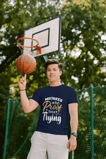 Mistakes Are Proof You're Trying Motivational: Growth Mindset Tee - Essentia Attire