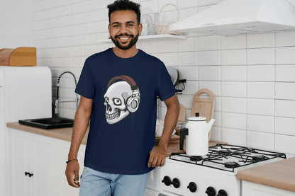 DJ Skull & Headphones Design: Music Fan Apparel - Essentia Attire