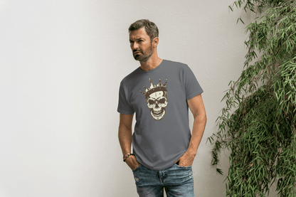 King Skull: Crowned Skull Graphic Tee - Essentia Attire
