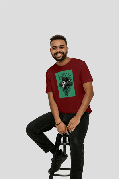 Cybernetic Skull Cross: Industrial Goth Tee - Essentia Attire