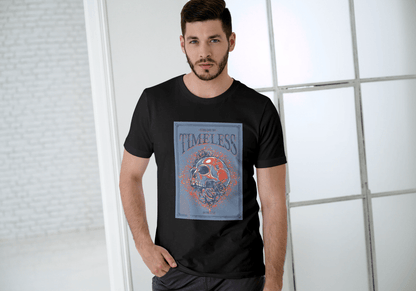Timeless Skull Floral: Gothic Art Graphic Tee - Essentia Attire
