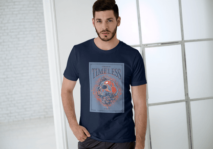 Timeless Skull Floral: Gothic Art Graphic Tee - Essentia Attire