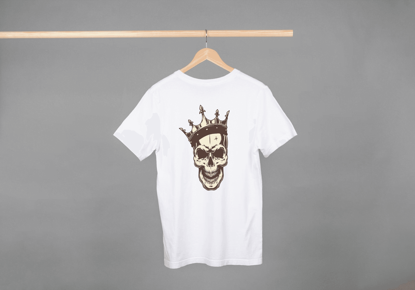 King Skull: Crowned Skull Graphic Tee - Essentia Attire