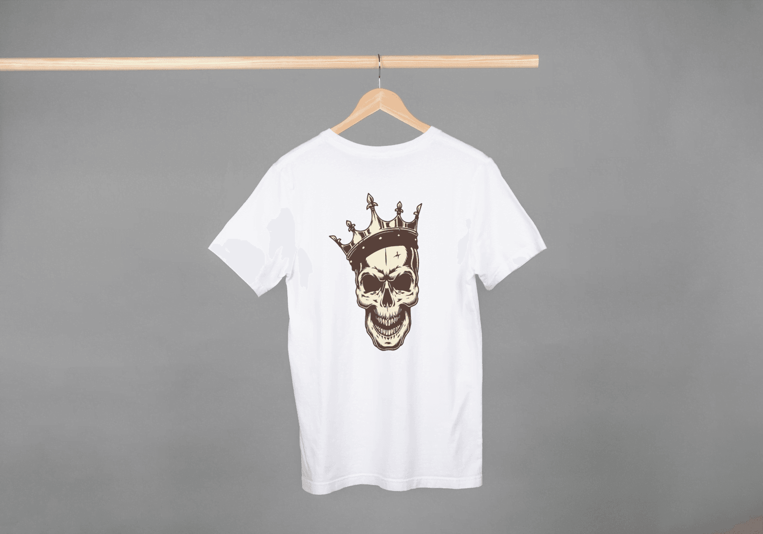 King Skull: Crowned Skull Graphic Tee - Essentia Attire