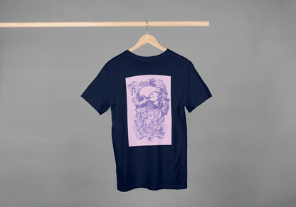 Ornate Floral Skull: Gothic Art Graphic Tee - Essentia Attire