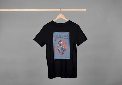 Timeless Skull Floral: Gothic Art Graphic Tee - Essentia Attire