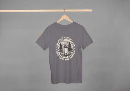 Camping Adventure Explore The World: Outdoor Enthusiast Tee - Essentia Attire