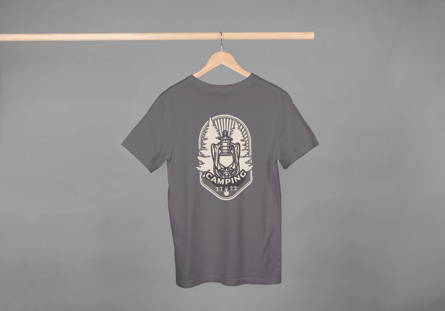 Vintage Camping Lantern: 1993 Outdoor Adventure Tee - Essentia Attire