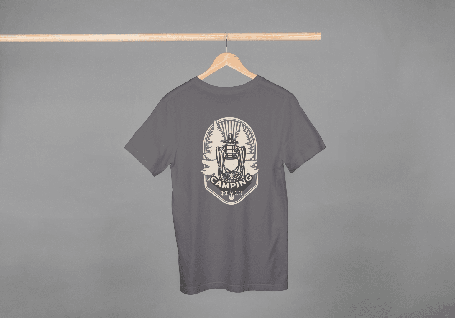 Vintage Camping Lantern: 1993 Outdoor Adventure Tee - Essentia Attire