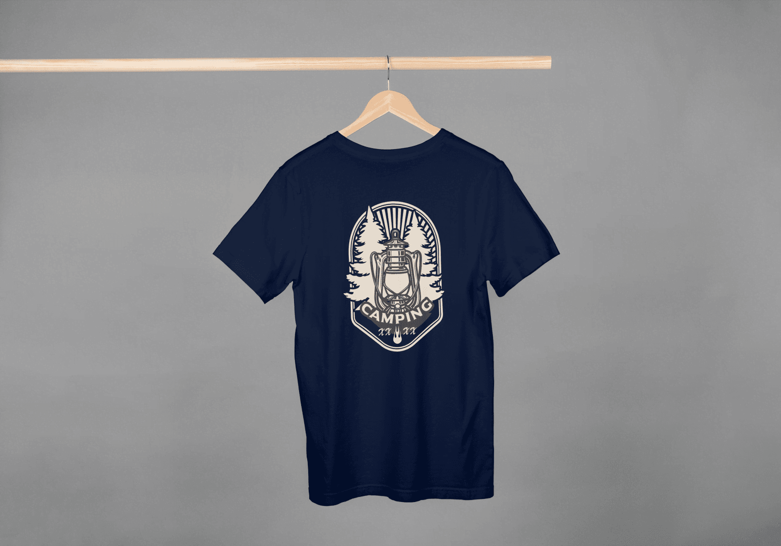 Vintage Camping Lantern: 1993 Outdoor Adventure Tee - Essentia Attire