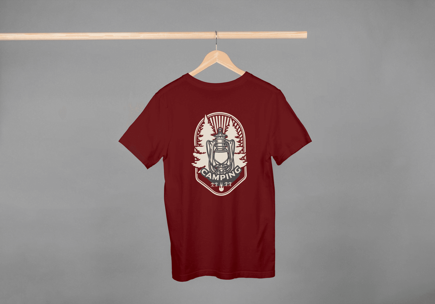 Vintage Camping Lantern: 1993 Outdoor Adventure Tee - Essentia Attire