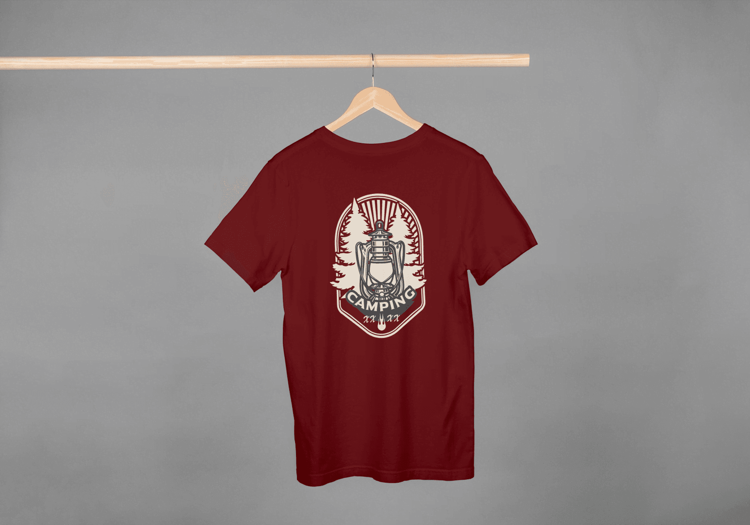 Vintage Camping Lantern: 1993 Outdoor Adventure Tee - Essentia Attire