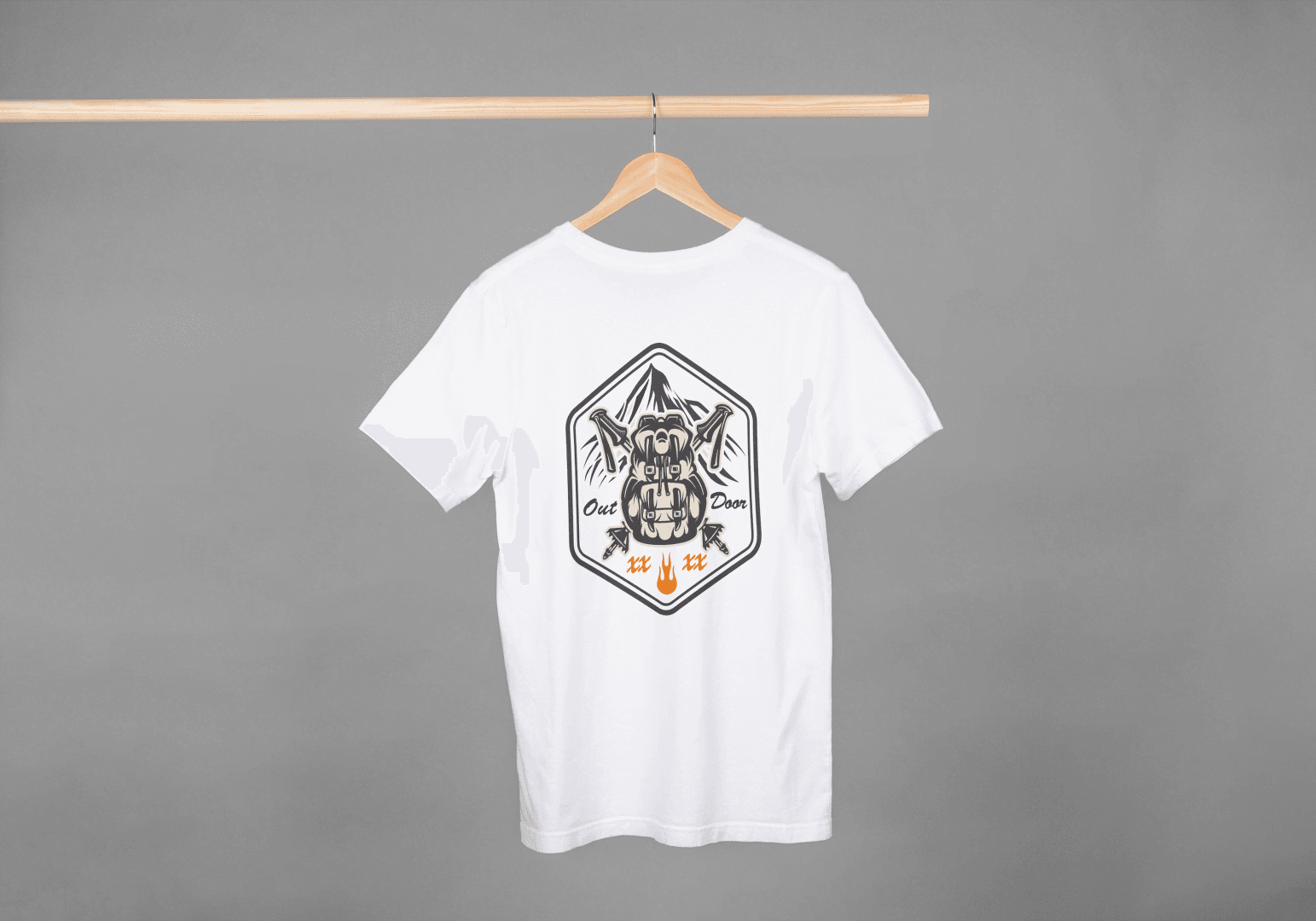 Outdoor Gear Skull: Extreme Adventure Emblem Tee - Essentia Attire