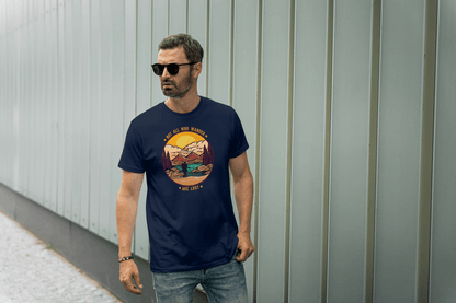 Not All Who Wander Are Lost: Mountain Landscape Tee - Essentia Attire