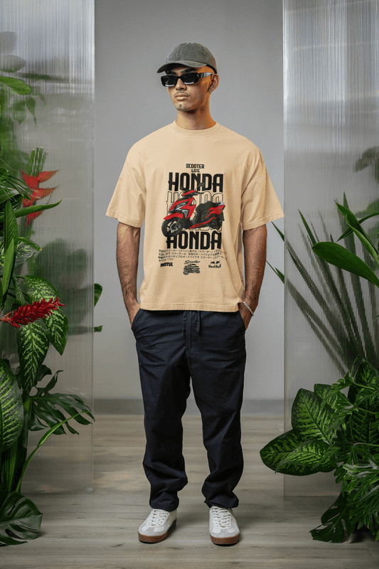 Honda Scooter Fan Tee: Street Life Apparel - Essentia Attire