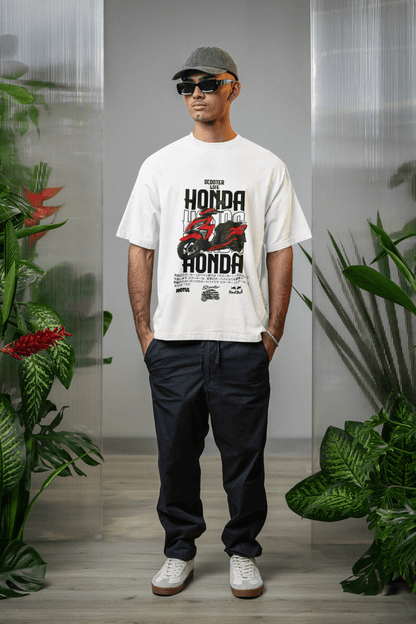 Honda Scooter Fan Tee: Street Life Apparel - Essentia Attire