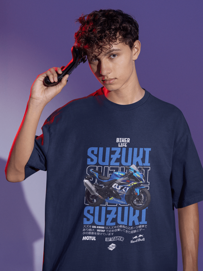 Suzuki Sportbike Rider Life: Performance Motorcycle - Essentia Attire