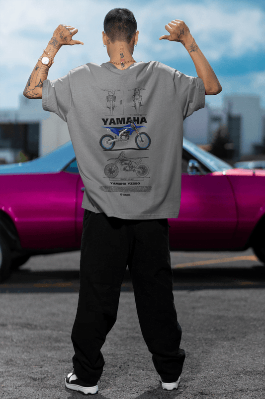 Yamaha YZ250 Motorbike: Off-Road Engineering Tee - Essentia Attire