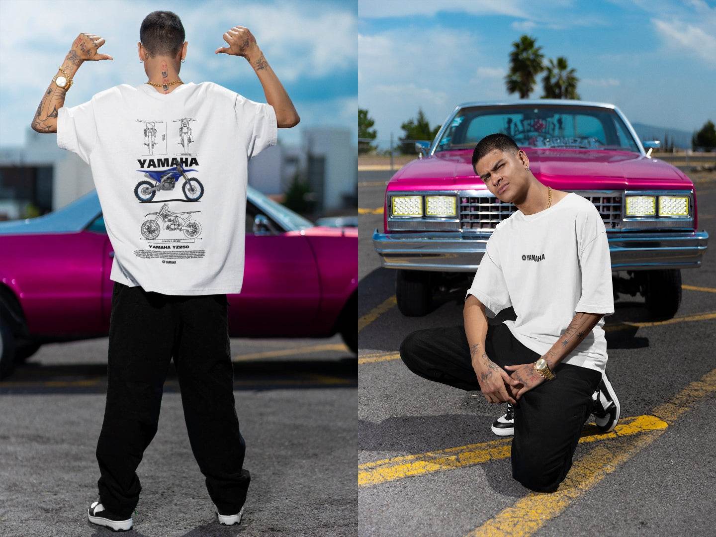 Yamaha YZ250 Motorbike: Off-Road Engineering Tee - Essentia Attire