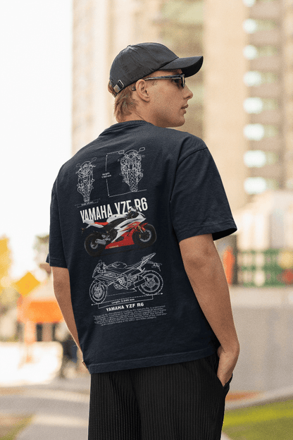 Yamaha YZF-R6 Blueprint Motorcycle: Premium Sportsbike - Essentia Attire