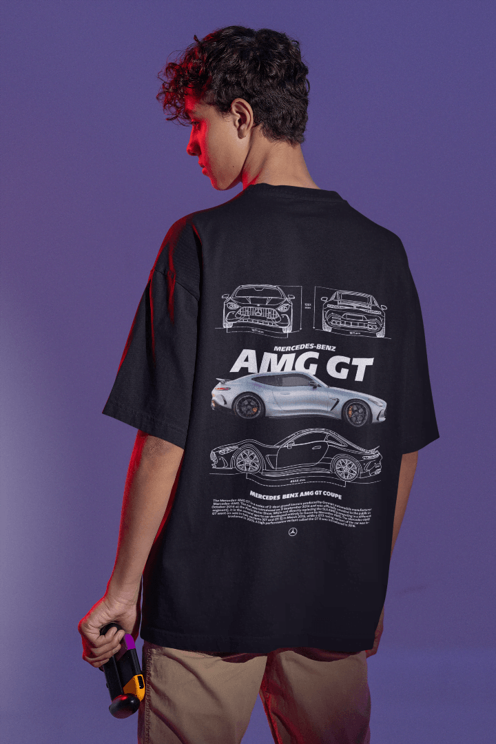 Mercedes-Benz AMG GT: High-Performance Car Graphic Tee - Essentia Attire