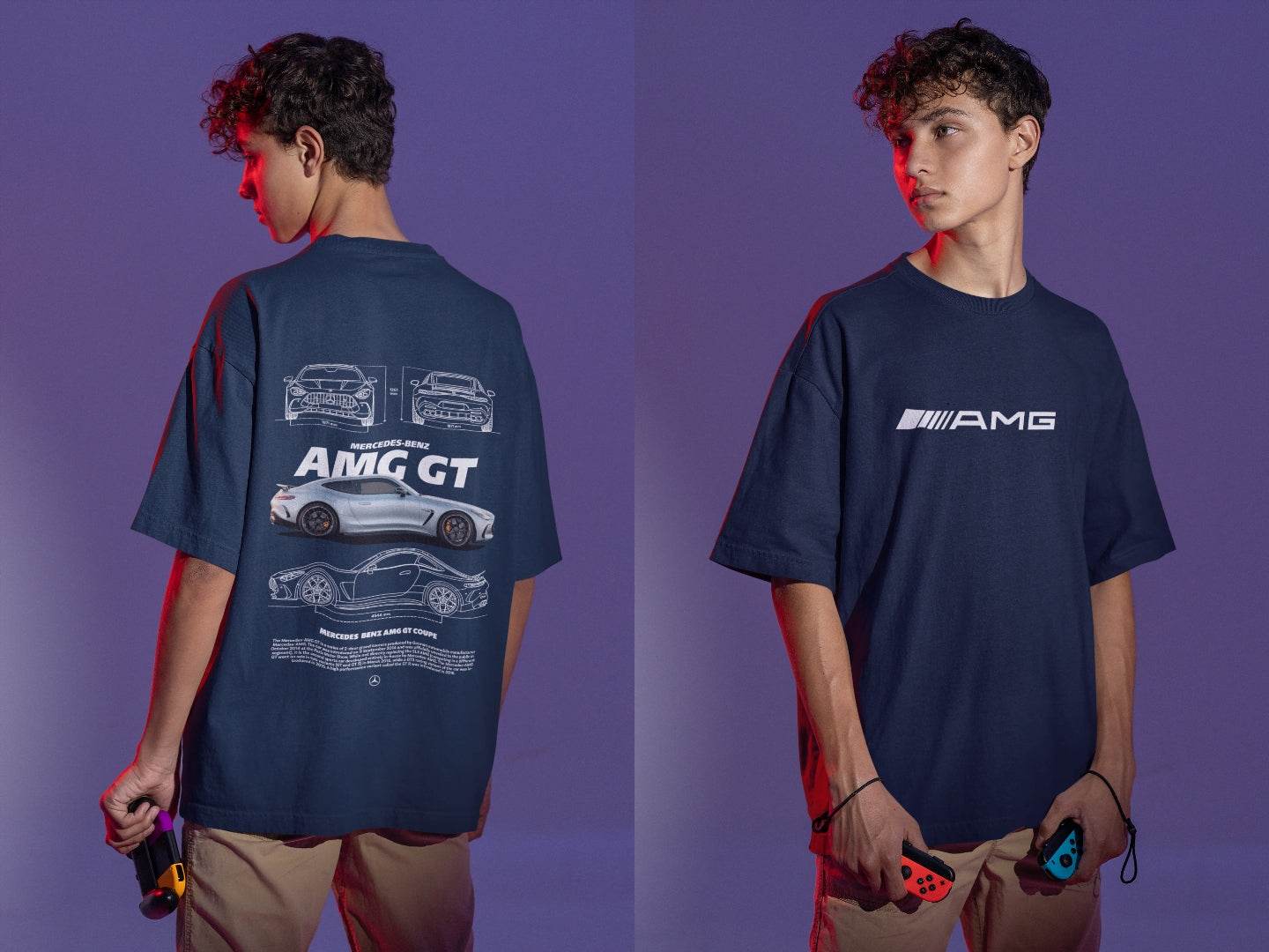 Mercedes-Benz AMG GT: High-Performance Car Graphic Tee - Essentia Attire