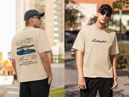 Lamborghini Aventador S: Premium Supercar Design Tee - Essentia Attire