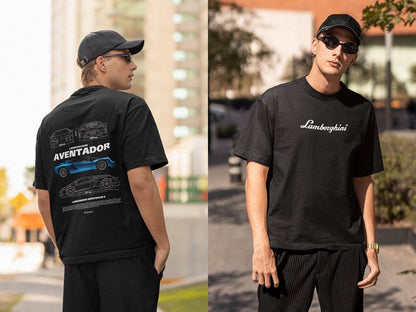 Lamborghini Aventador S: Premium Supercar Design Tee - Essentia Attire