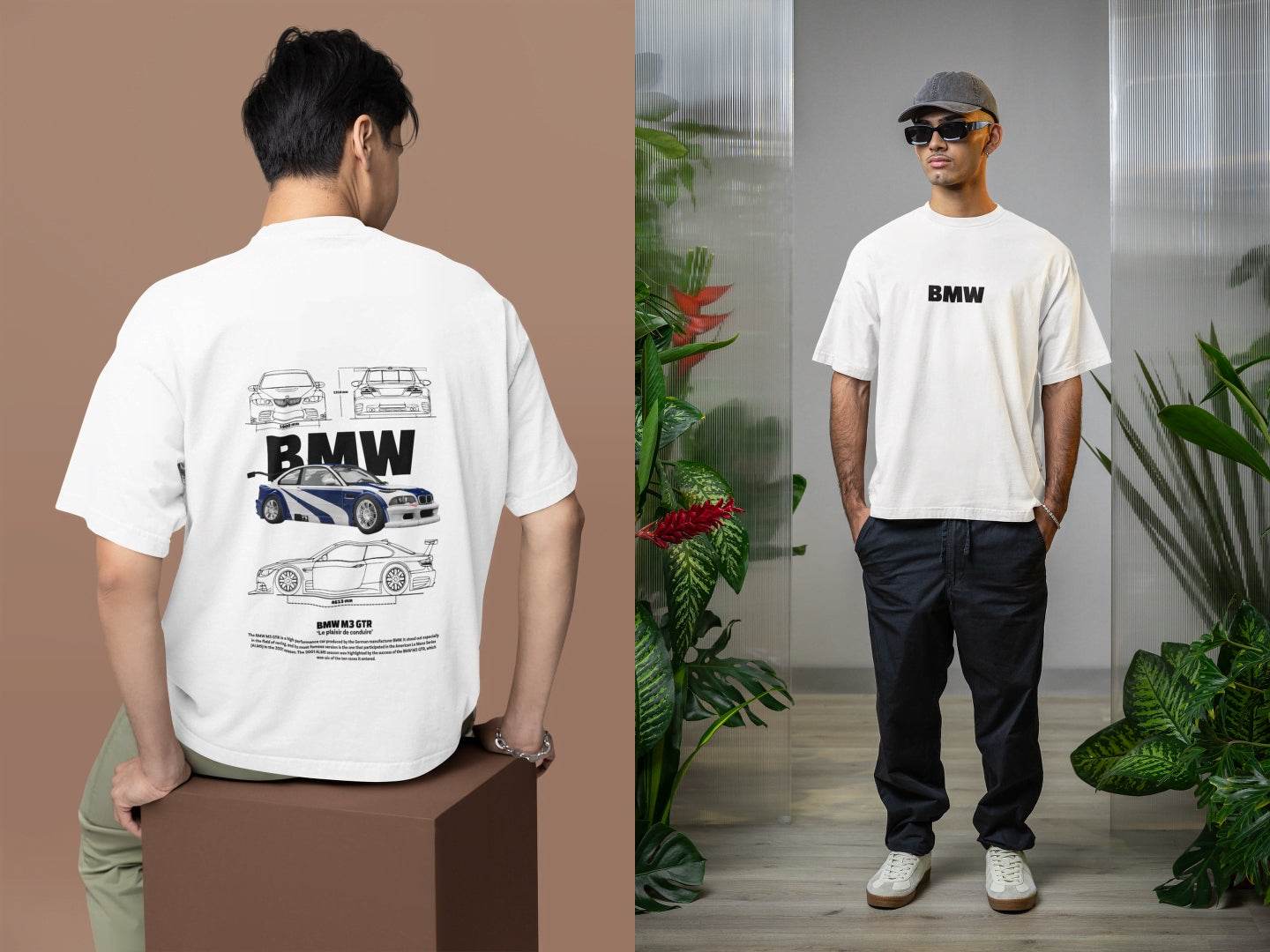 Classic BMW M3 GTR Racing: Automotive Engineering Tee - Essentia Attire