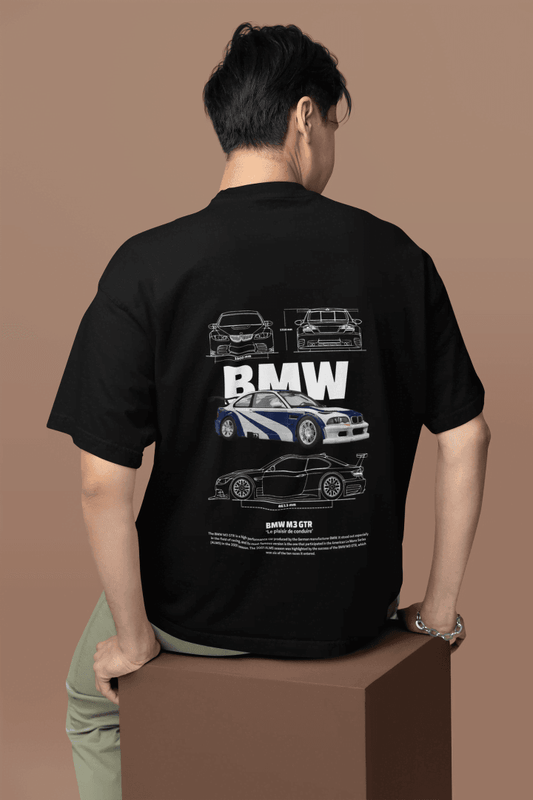 Classic BMW M3 GTR Racing: Automotive Engineering Tee - Essentia Attire