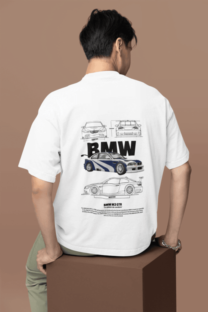 Classic BMW M3 GTR Racing: Automotive Engineering Tee - Essentia Attire