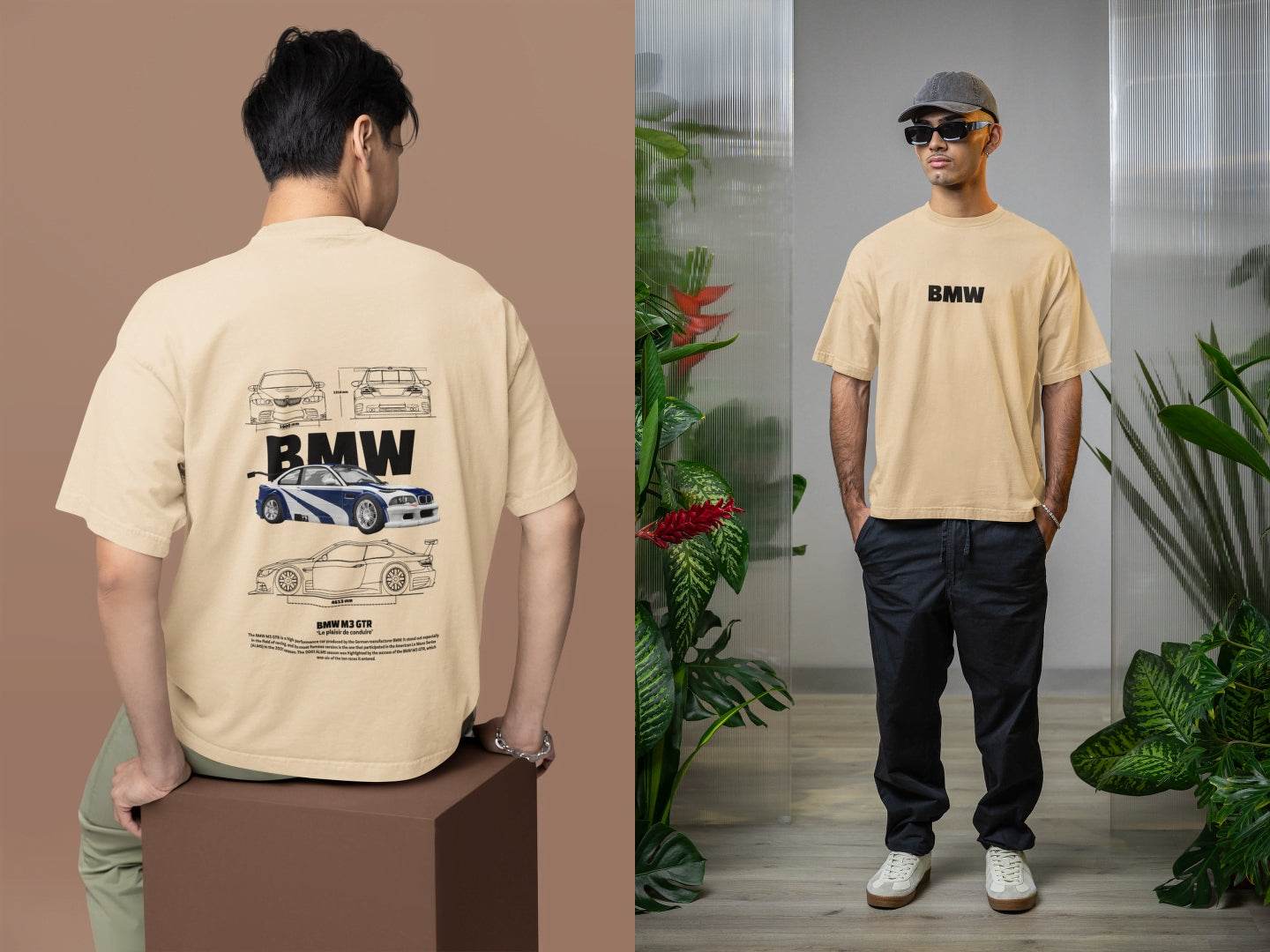Classic BMW M3 GTR Racing: Automotive Engineering Tee - Essentia Attire