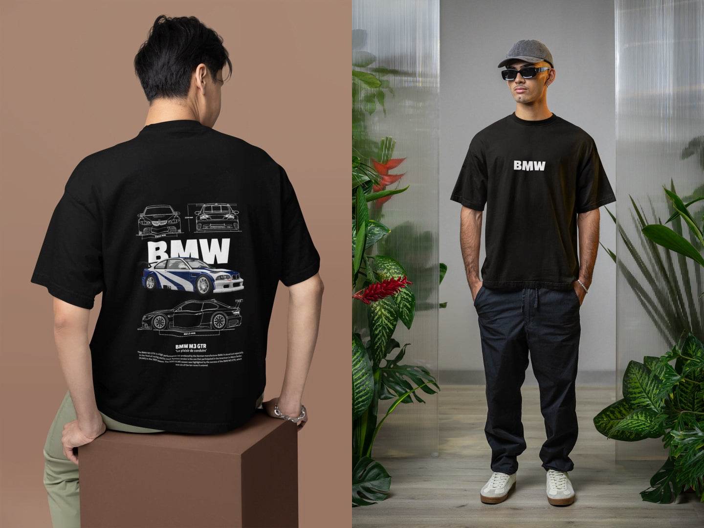 Classic BMW M3 GTR Racing: Automotive Engineering Tee - Essentia Attire