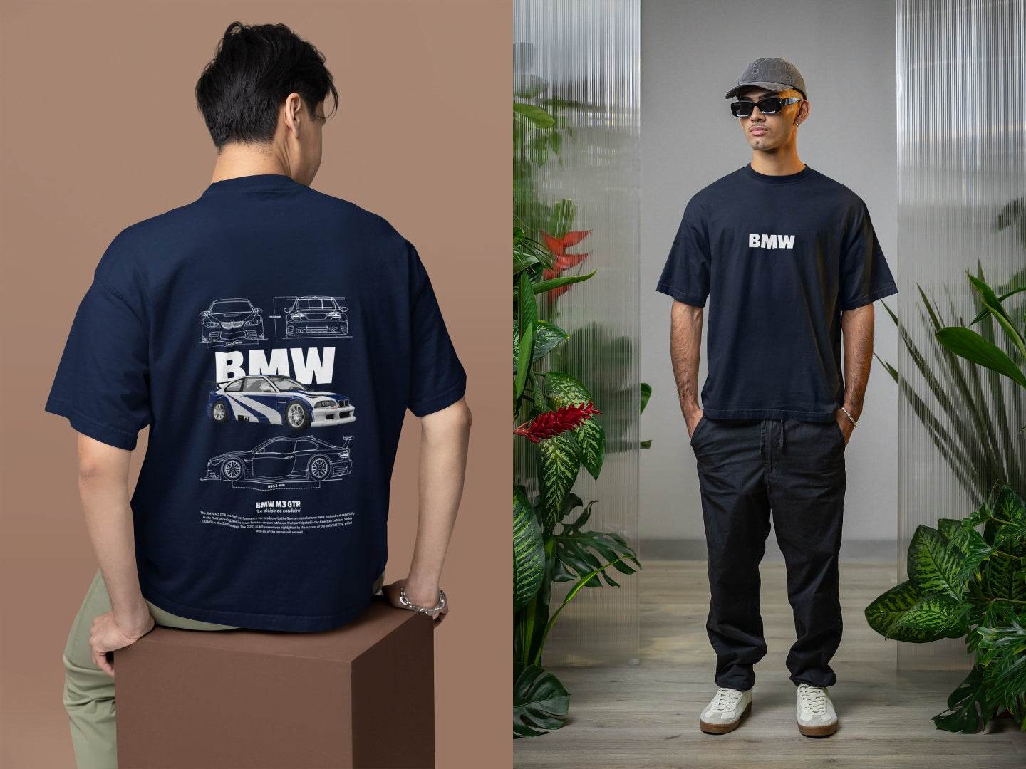 Classic BMW M3 GTR Racing: Automotive Engineering Tee - Essentia Attire