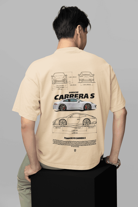 Porsche Fan Tee: Carrera S Technical Art - Essentia Attire