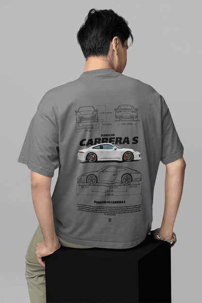 Porsche Fan Tee: Carrera S Technical Art - Essentia Attire