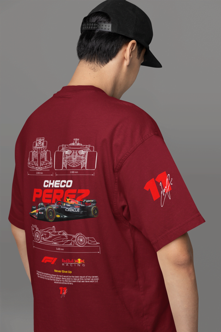 Sergio "Checo" Pérez F1 Car: Red Bull Racing Fan Tee - Essentia Attire