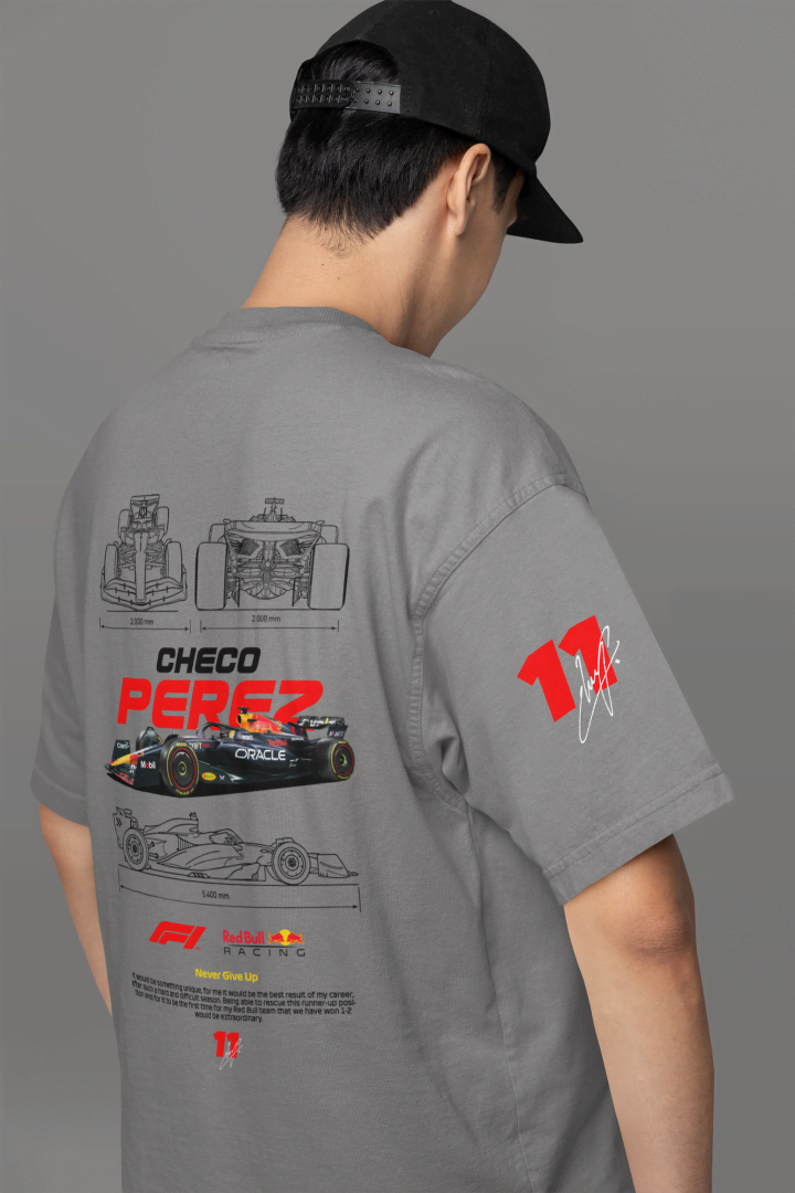 Sergio "Checo" Pérez F1 Car: Red Bull Racing Fan Tee - Essentia Attire