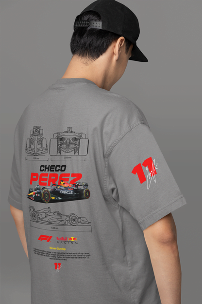 Sergio "Checo" Pérez F1 Car: Red Bull Racing Fan Tee - Essentia Attire