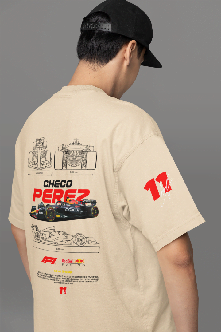 Sergio "Checo" Pérez F1 Car: Red Bull Racing Fan Tee - Essentia Attire