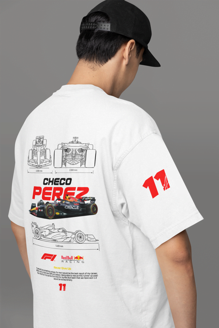 Sergio "Checo" Pérez F1 Car: Red Bull Racing Fan Tee - Essentia Attire
