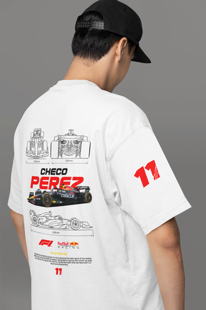 Sergio "Checo" Pérez F1 Car: Red Bull Racing Fan Tee - Essentia Attire
